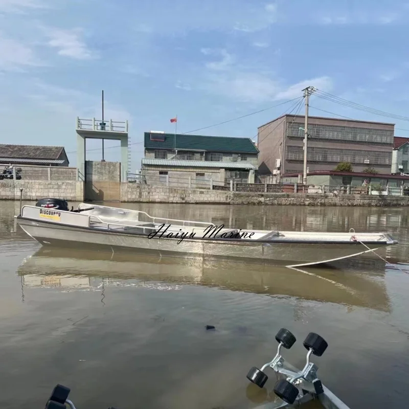 7.1m Long Plat Boat Rear Operated Transport Craft River Boat