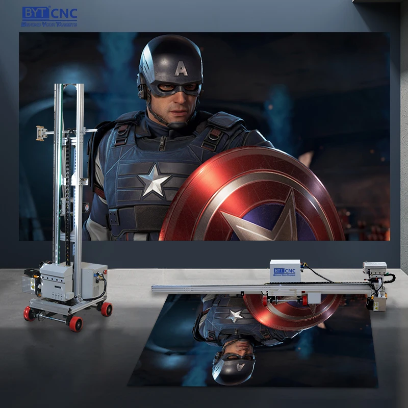 Wall Printer  Top Selling 5d Printing Emboss Effect  Wall Printer For Wood Latex Paint Glass Ceramic wall mural painting machine