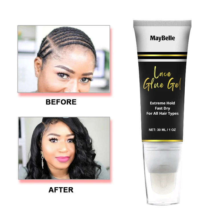Custom Logo Touch Up Lace Bonding Gel Hair Glue Gel Quick Fix Hairline lifting