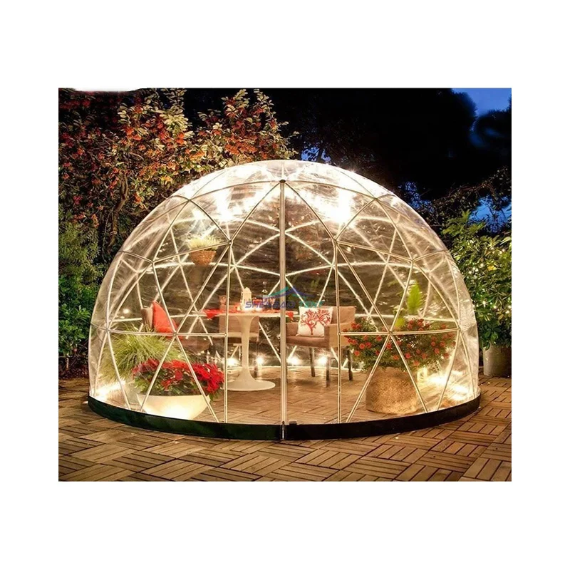 New luxury dome house transparent  tent house  hotel  bubble dome polycarbonate housings tent restaurant