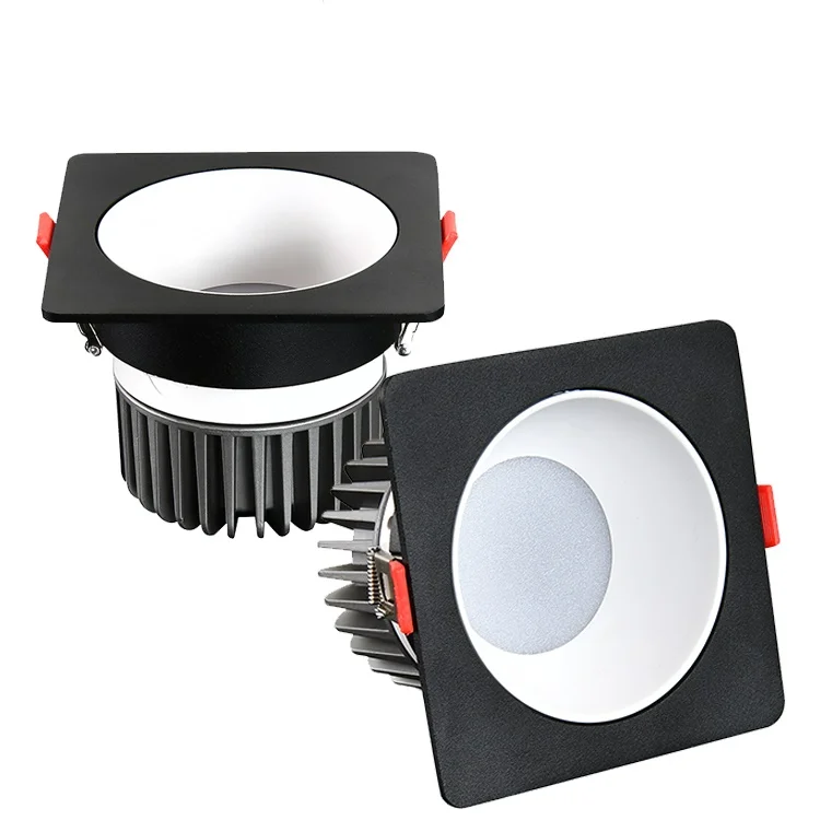 High Efficiency Adjustable Indoor Ceiling Hotel Recessed Mounted 8w 12w 15w Led Spotlight