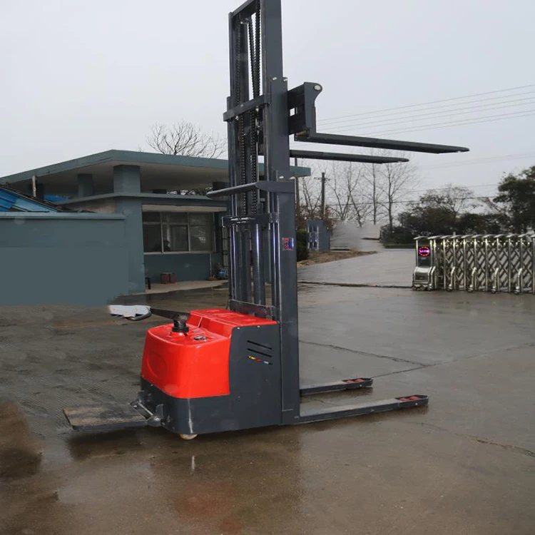 1.6M Lifting Pallet Forklift Automatic 1 Ton Forklift 1000KG Electric Pallet Stacker