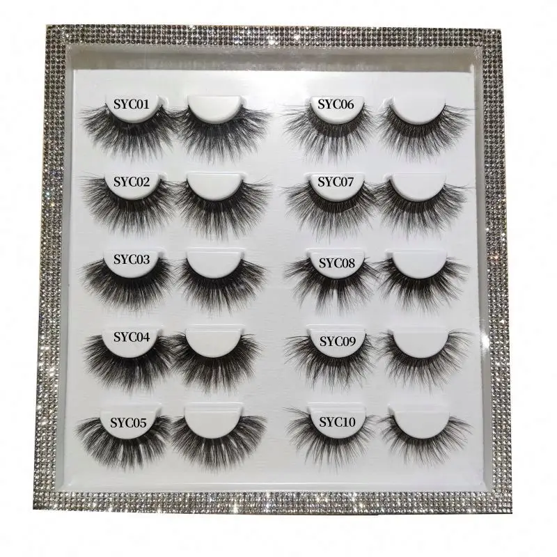 Wholesale Hot Selling 10-16pairs Vegan Synthetic Eyelashes Book Korea Silk Pbt Fiber Luxury Premium Lashes Fake