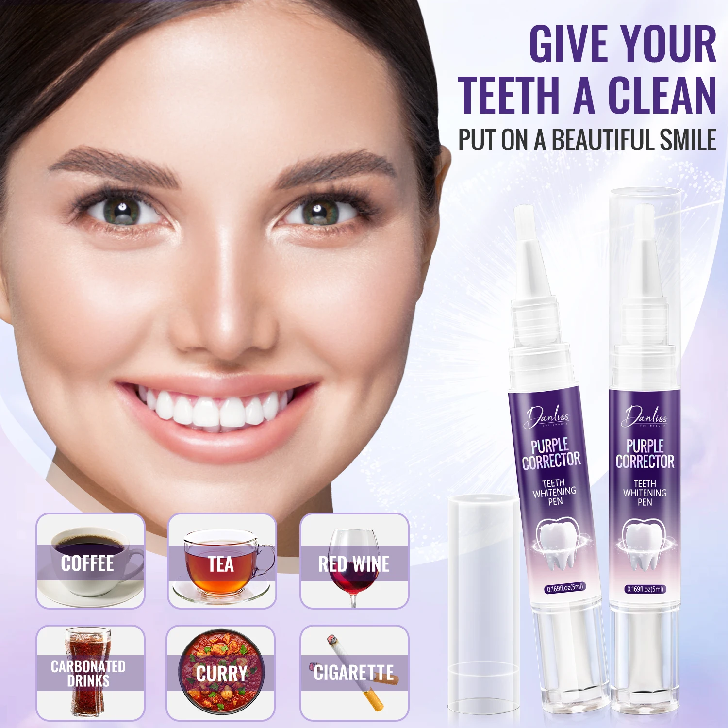 OEM ODM Instantly and Visible Effect No Sensitive Irritating Dark Black Spots Remover Teeth Whitening Brightening Pen