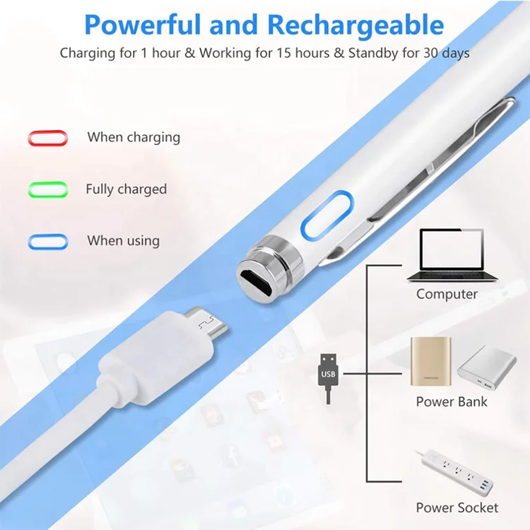 Palm Rejection Active Capacitive Touch Screen tablet Stylus Pen Touch Screens Active Stylus Pen Digital Pen