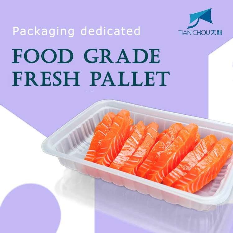 Biodegradable Disposable Plastic Mushroom Meat Tray PP Pet Sealable Blister Packaging for Food Products