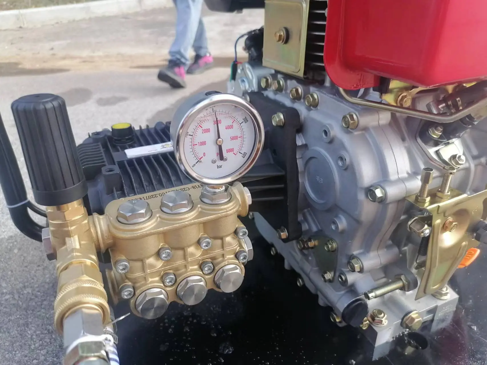 3600PSI/250BAR очиститель высокого давления стиральная машина с дизельным двигателем 186FA