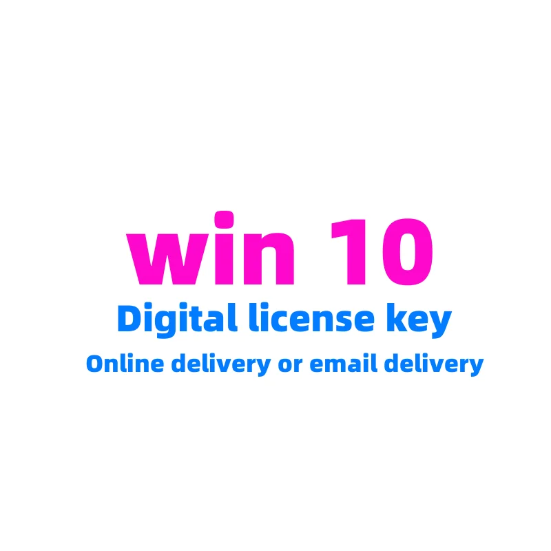 Win10 professional oem Key  Digital license key  100%Global online activation   Win 10 pro key