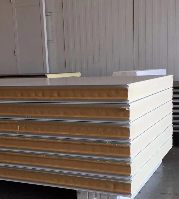 PU Sandwich Panel Cold Room PIR Sandwich Board Insulated Polyurethane / 100mm/120mm/150mm Standard Container Length Pur/pir Foam