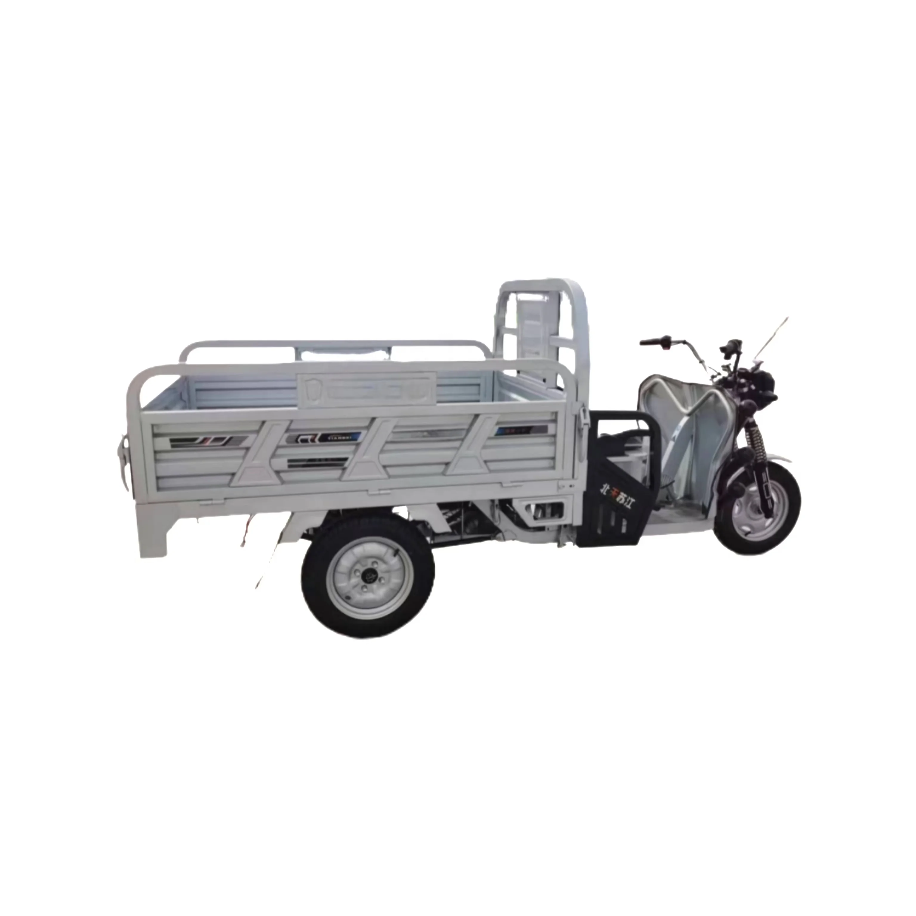 Factory Sells Cheap Tricycles for Leisure Transport Open Electric Tricycles Chinese for Family Haul Steel 48V LEAD-ACID Battery