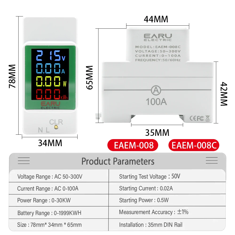 EADDS-270V цифровой измеритель мощности