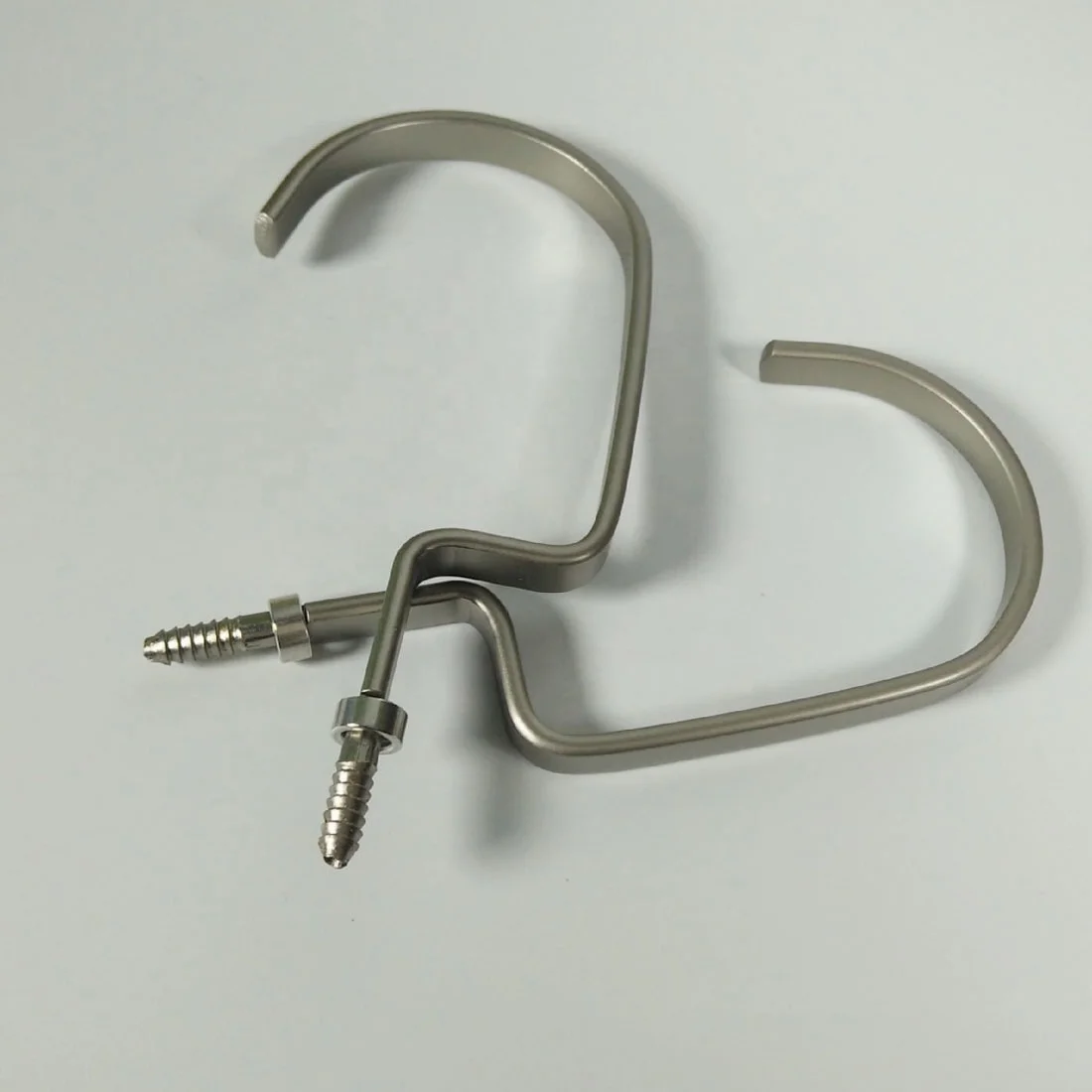 Hanger Accessories Pearl Nickel Silver Flat Hooks  Metal hooks for hangers flat hooks for hangers