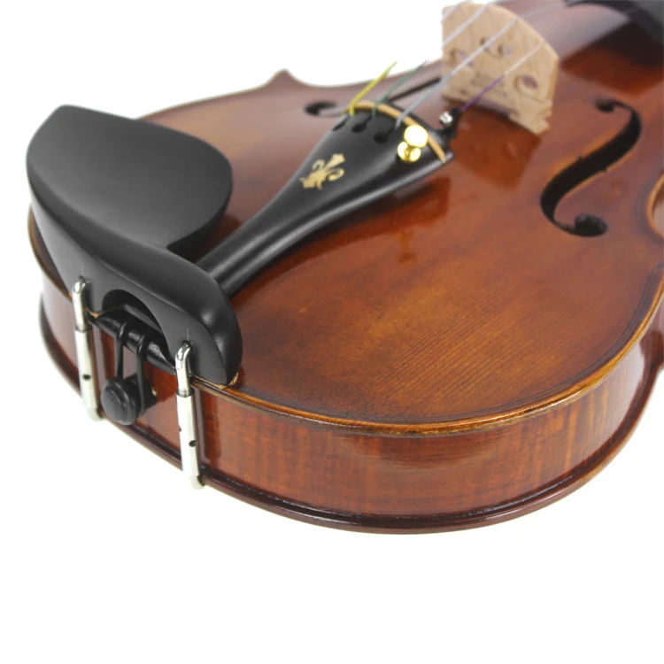 China high precision and cheap price Matte handmade violin Ebony fitting wood body violin