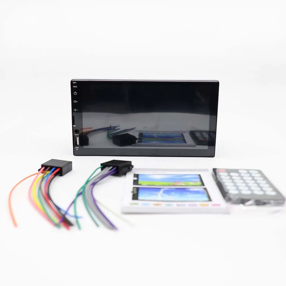 2024 1 din 7 inch SD card car stereo android MP5 speaker with touch screen