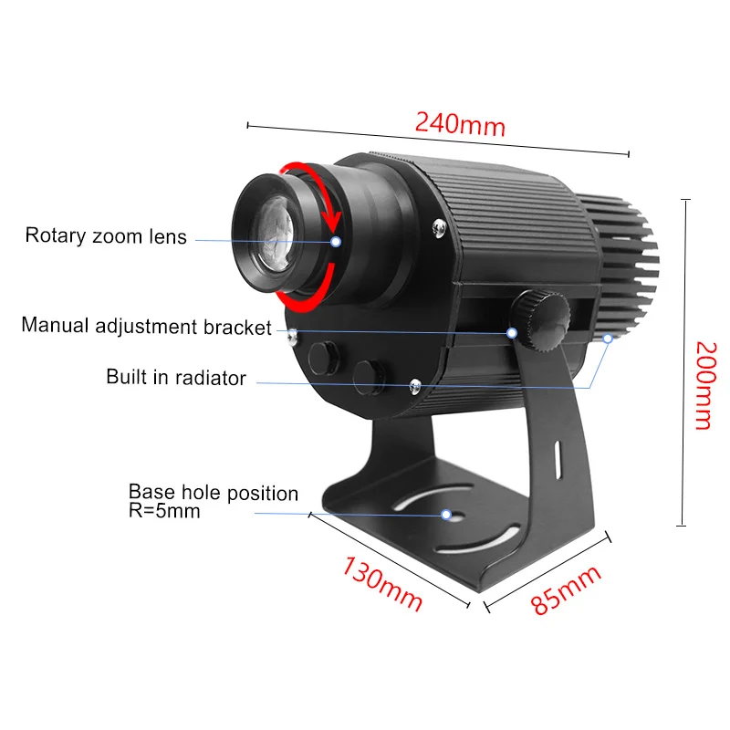 Cheap 110w Ultra HD Lens LED Logo Light 4k Grade Imaging Customized Light Projector