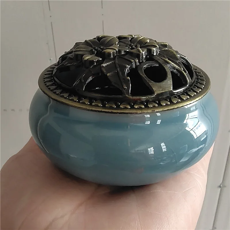 Wholesale Chakra Incense Stick Holder Ceramic Incense Cone Burner Fragrance for Home small incense burner