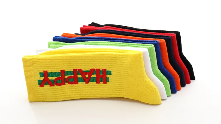 2023 custom wholesale sports socks custom with logo  breathable crew cotton dress socks for men  running socks