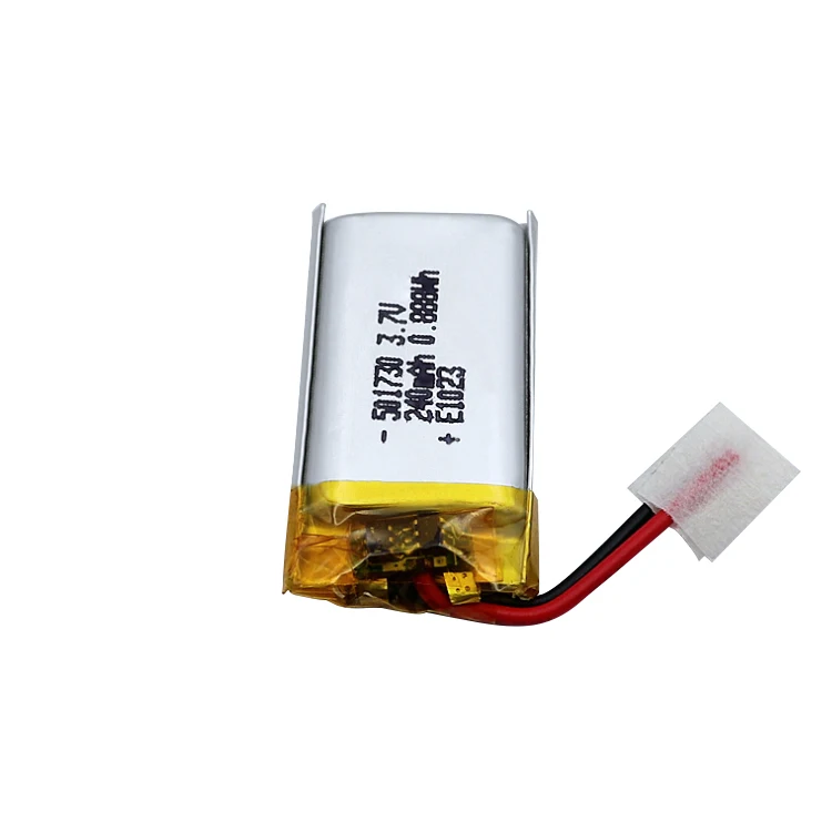 High Quality Rechargeable Small Battery 3.7v 501730 240mah Li-Polymer Batteries 240mah For Mp3 Mp4 Etc