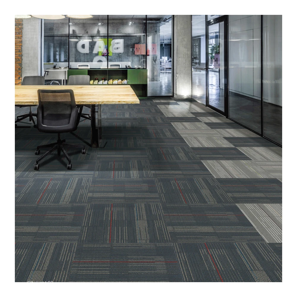 2024 Kaili Home Luxury Removable 50x50 Modular Carpet Tiles Commercial Office Wall-to-Wall Carpet for Home and Office Use