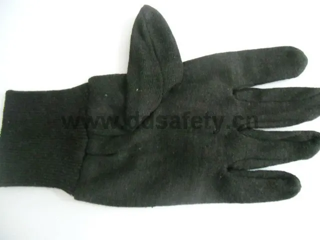 Heavy Weight 9OZ. Cotton Brown Jersey Unisex Work Gloves, Knit Wrist, mens Work Gloves Luvas Guantes