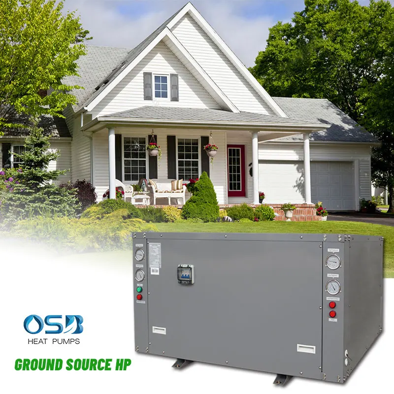 Commercial & household use ground source heat pump R410a with wifi function