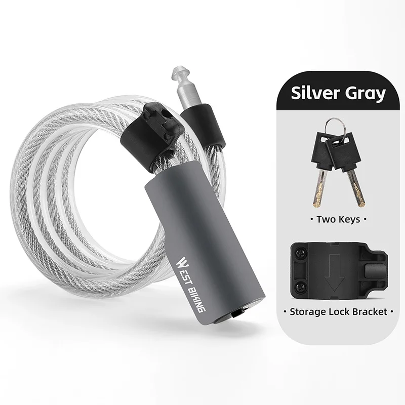 Mountain bike anti-theft lock wire lock electric vehicle cable lock bicycle equipment