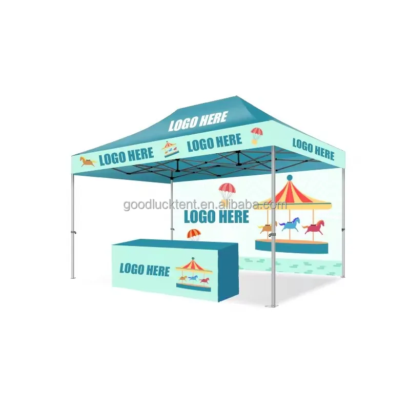Goodluck canopy 20x20 tent heavy duty pagoda tent stand up canopy tents  with logo