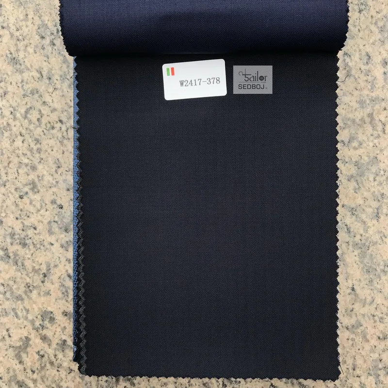 
Custom made Mens suit wool fabrics good sale wide stripe for ready stock merino wool stripe fabric for mens suits 