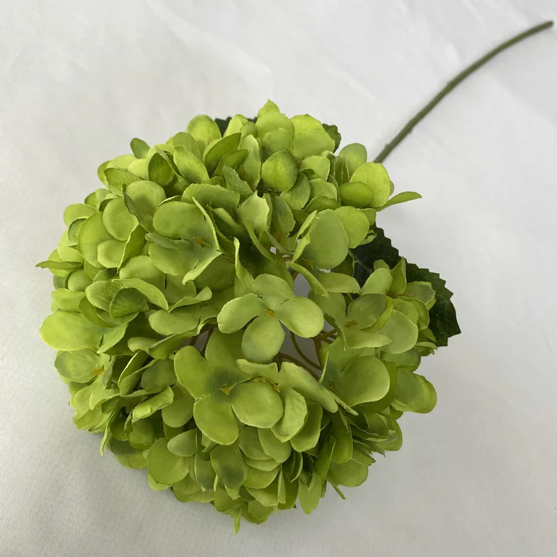 Real Touch Hydrangea Flower White Hydrangeas Flowers For Wedding Decoration