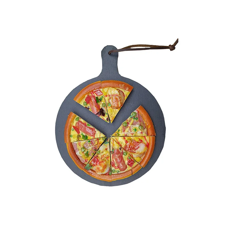 
Fashion Trend Natural Slate Serving Paddle Cheese Board and Platter For Pizza 