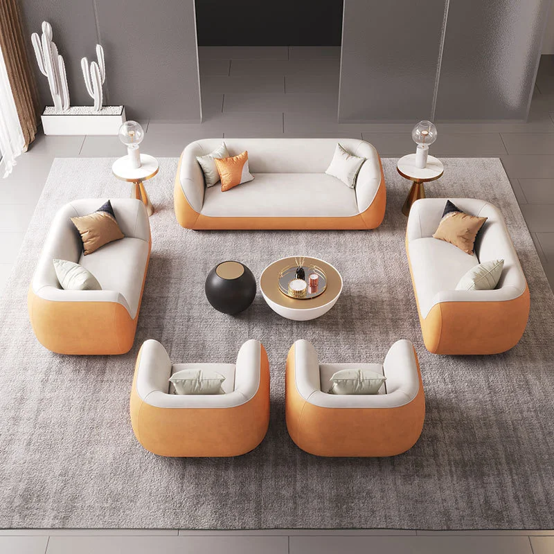 Modern Style Fabric Living Room Sofas Light Luxury Sofas Sectionals Couch Lounge Custom Sofa Set Furniture For Home
