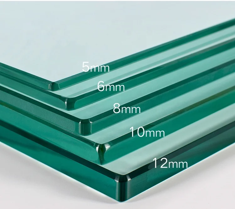 4mm 5mm 6mm 8m 10mm 12mm 15mm 19mm custom clear fully tempered toughened thermal glass window sliding door wall panels price