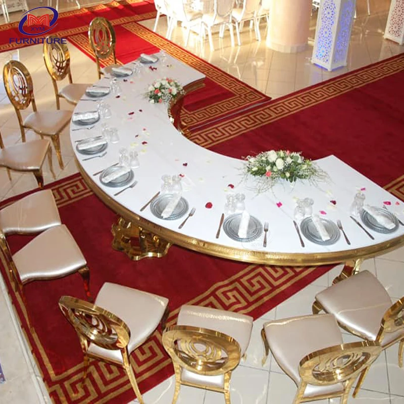 Wedding Dining Table Luxury Home Furniture Rose Gold MDF Top and Stainless Steel Modern Frame Extendable 5pcs More Than 5 Years