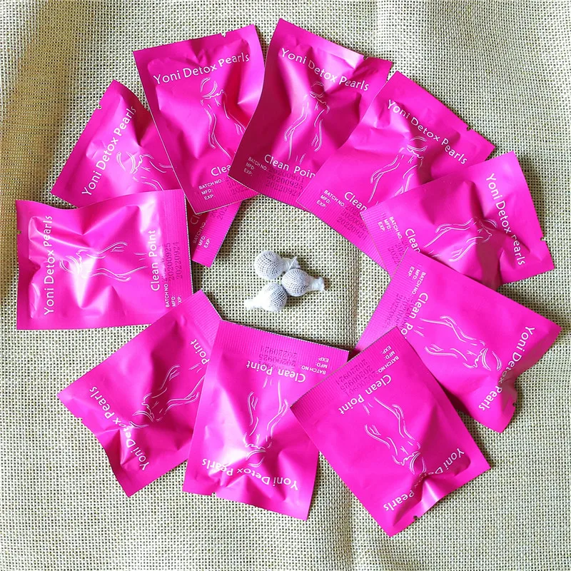 Wholesale Natural Herbs Clean Uterus Yoni Pearl High Quality No Side Effect Womb Vaginal Clean Point Tampon Yoni Detox Pearls