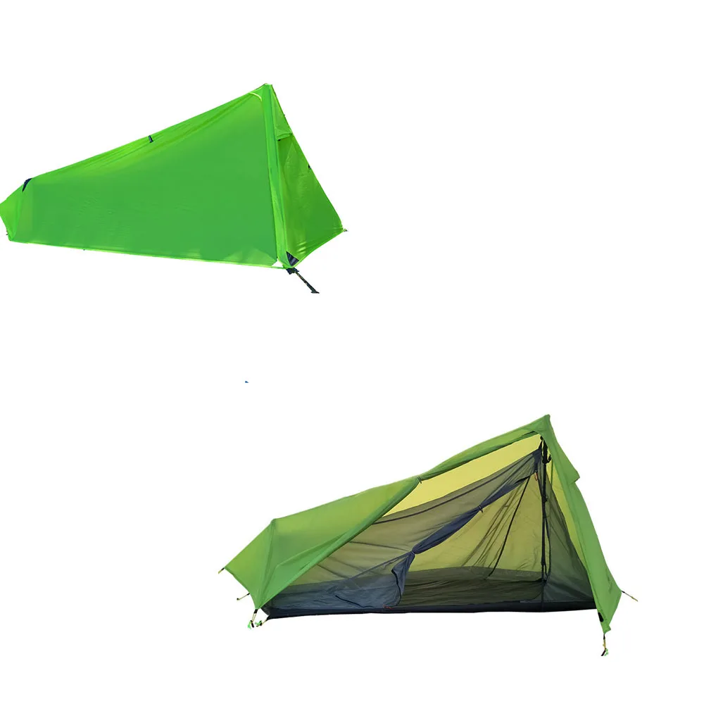 hot sale 20D Nylon outdoor camping pop Ultralight Single Waterproof Adult adventureTent For Camping