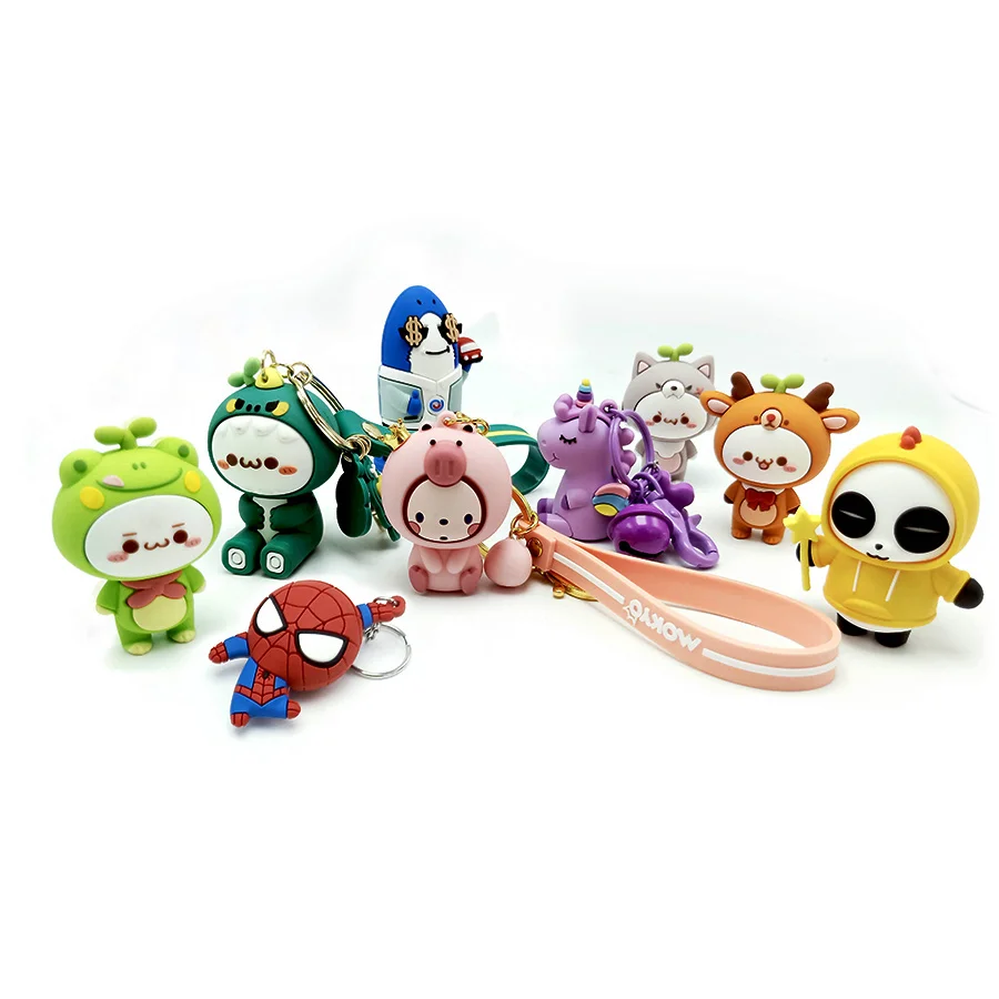 Wholesale Custom 3D PVC Keychain For Halloween Festival Souvenirs