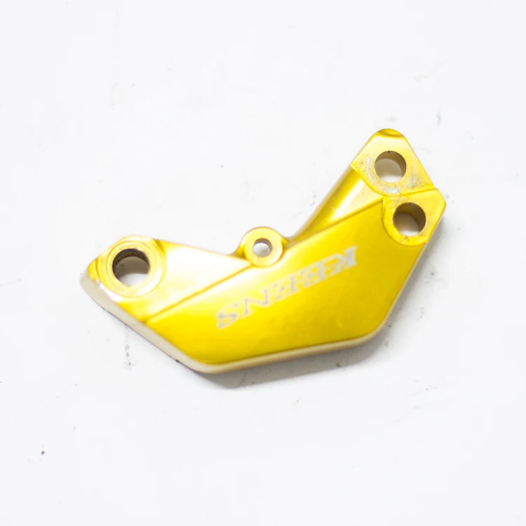 High-strength bicycle brake system aluminum alloy forging parts,Yellow Anodizing aluminium forging cover parts