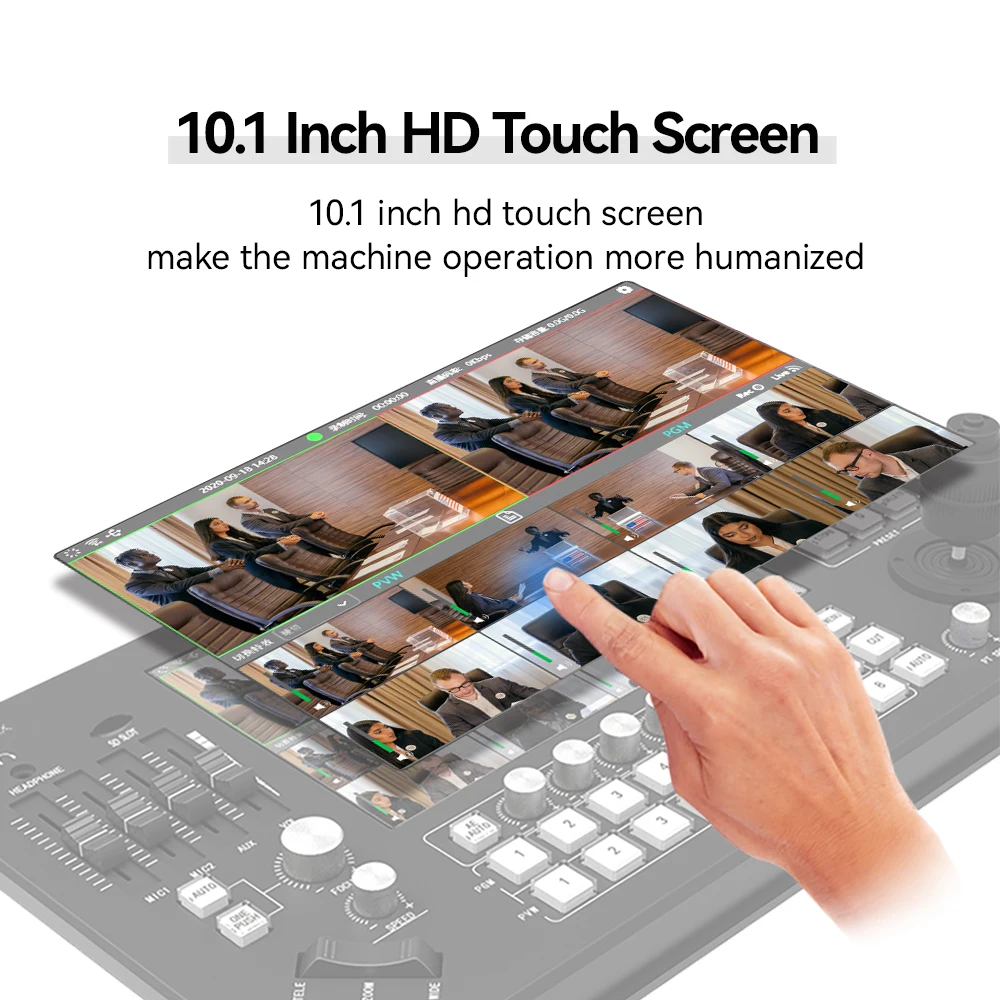 HDMI Camera Recording Host radio & tv broadcasting Recorder equipment video mixer ptz camera controller viscaip vmix