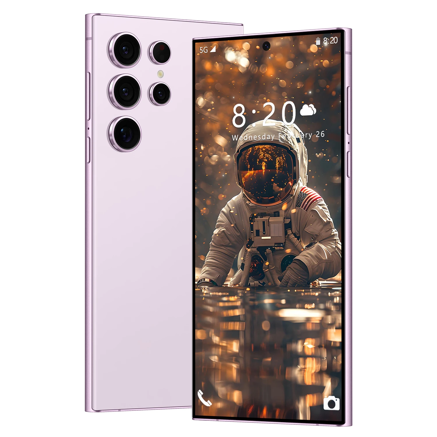 2025 Original S24 Ultra Cellphone Smartphone 7.3 Inch Unlocked Dual Card Lte Android Mobile Phone Purple/Black/White/Green