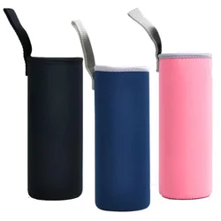 Wholesale Neoprene Thickened Creative Convenient Carrying Handle Cord Glass Insulated Mug Protective Cove