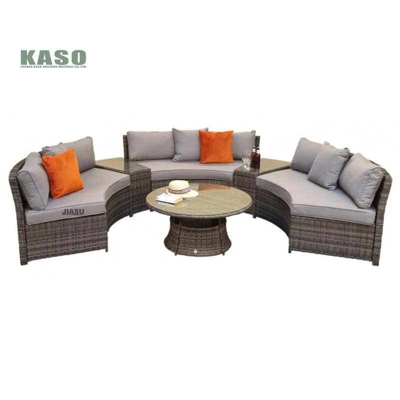China Import Custom Luxury Outdoor Sofa Set Sale Garden Chair Patio Latest Canada Waterproof Aluminum Pe Rattan Furniture