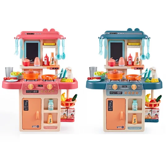 
amazon top seller plastic pretend play set spraying mist kids kitchen set toy 