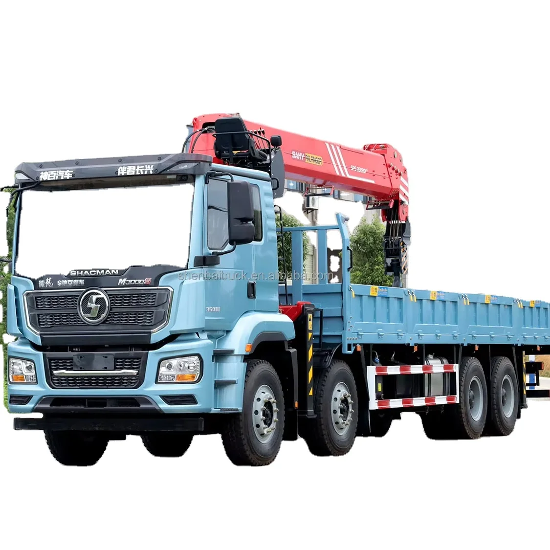 SHENBAI Cheap Price 10 Ton 12 Ton 14 Ton  Cargo Van Truck Mounted Lorry Crane  for sale