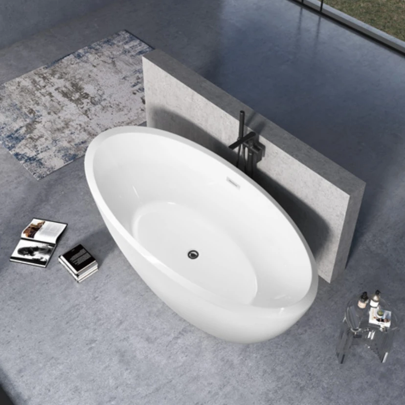 cUPC Freestanding Bathtubs Acrylic Soaking bathtub Stand Alone Bath Tub