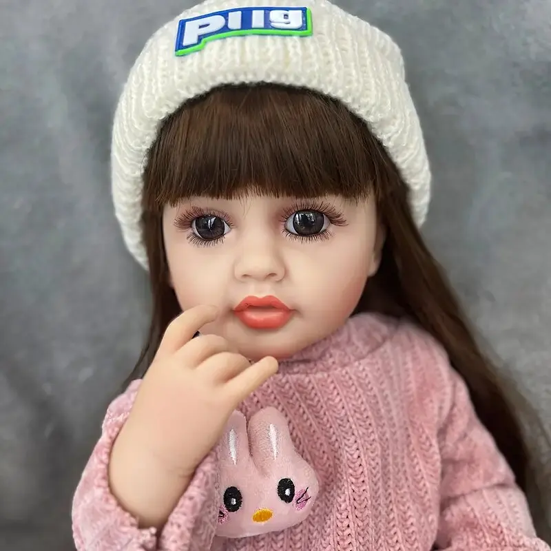 Reborn dolls 55cm function music doll realistic full silicone reborn baby dolls baby toys for girls