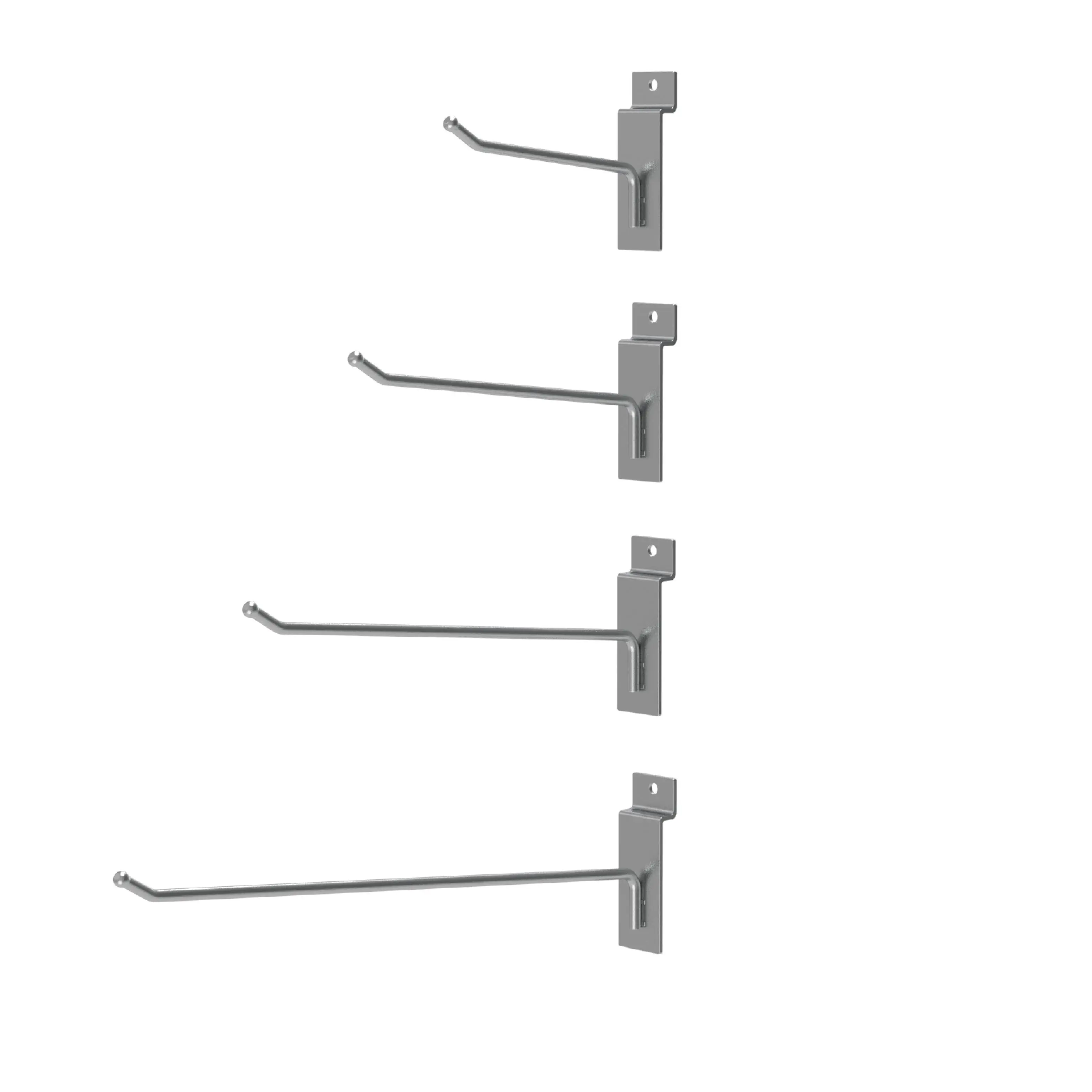 Высококачественный подвесной крючок, крючок для крепления на решетке, 4, 6, 8, 10 дюймов, хромированный металлический крючок, сверхпрочный