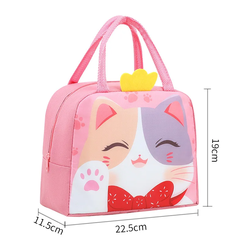 factory direct supply 3D animals design easy carry lunch cooer bag for school students thermal insulated lunch bag for kids