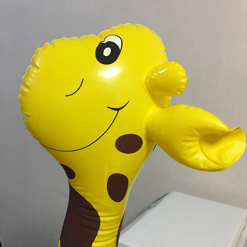 High Quality EN71 6P Funny Kids Inflatable Inflat Giraffe Toy Animal Character Pvc