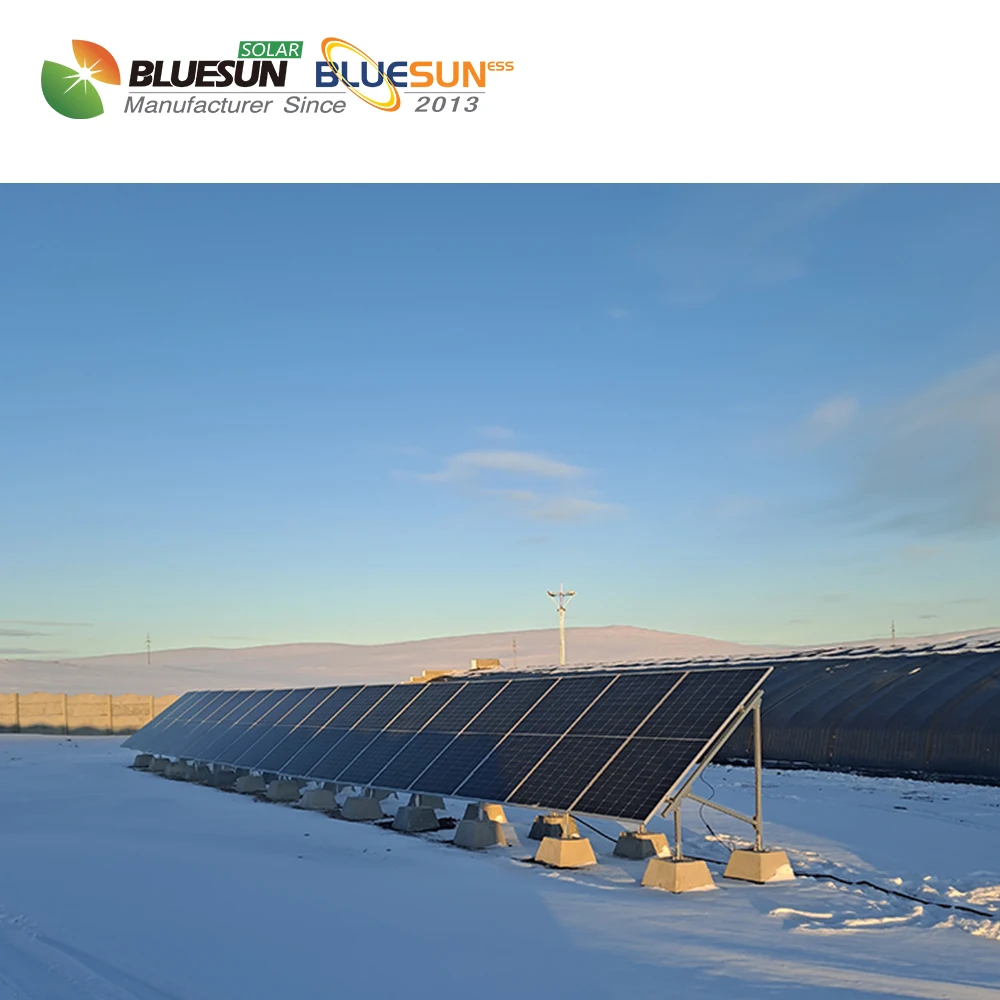 Bluesun высокое качество длительная гарантия солнечная панель установка рядом со мной Аварийное резервное 550 590 Вт 600