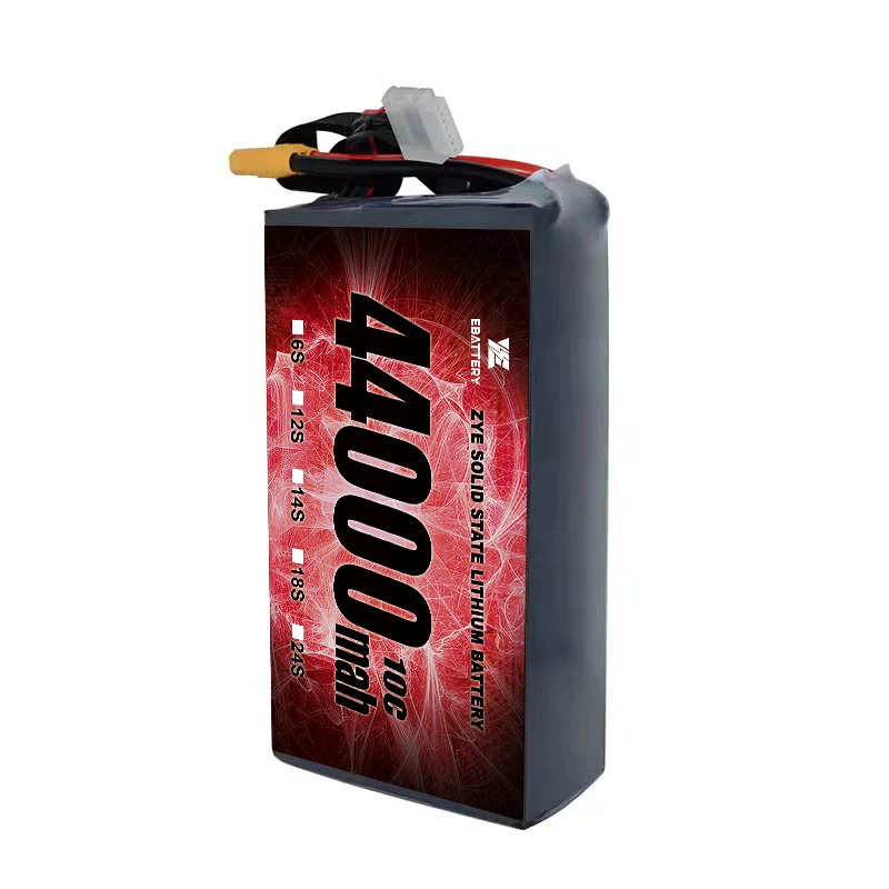 Custom LIHV 6S 7S 8S 12S 14S 17500mah 23000mah 44000mah Solid State Lithium Battery Pack for RC car UAV